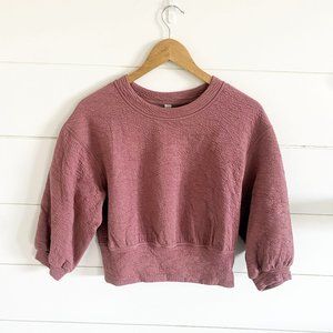 Lululemon Textured Crewneck Pullover Sz 2 In Spiced Chai, WORN ONE TIME